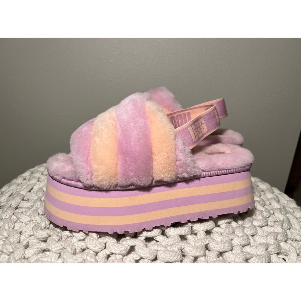 UGG Platform Disco Stripe Slides